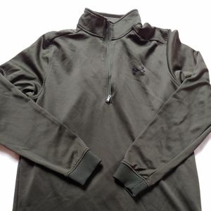 1/4 zip fleece lined coldgear pullover